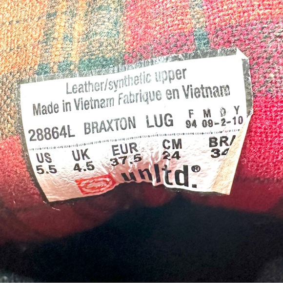 Ecko Unltd Braxton Lug Women Size 5.5 Brown Suede Leather Ankle Boot Winter - Picture 7 of 8